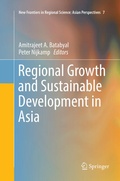 Cover: Regional Growth and Sustainable Development in Asia - Springer