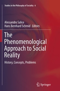 Enlarge image Cover: The Phenomenological Approach to Social Reality - Springer