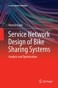 Cover: Service Network Design of Bike Sharing Systems - Springer