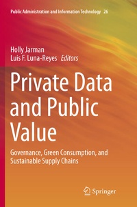 Bild: Private Data and Public Value - Springer