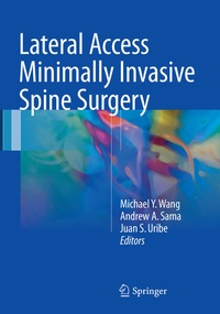Enlarge image Cover: Lateral Access Minimally Invasive Spine Surgery - Springer