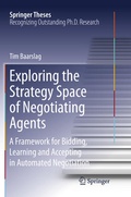 Cover: Exploring the Strategy Space of Negotiating Agents - Springer