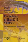 Cover: Proceedings of ELM-2015 Volume 2 - Springer