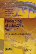 Cover: Proceedings of ELM-2015 Volume 1 - Springer