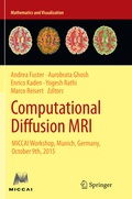 Cover: Computational Diffusion MRI - Springer