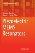 Cover: Piezoelectric MEMS Resonators - Springer