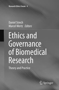 Cover: Ethics and Governance of Biomedical Research - Springer