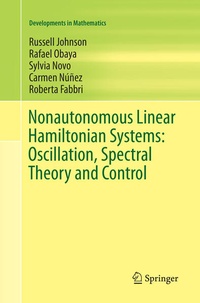 Enlarge image Cover: Nonautonomous Linear Hamiltonian Systems: Oscillation, Spectral Theory and Control - Springer