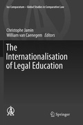 Cover: The Internationalisation of Legal Education - Springer