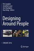 Cover: Designing Around People - Springer