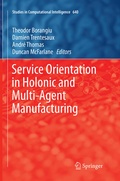 Cover: Service Orientation in Holonic and Multi-Agent Manufacturing - Springer