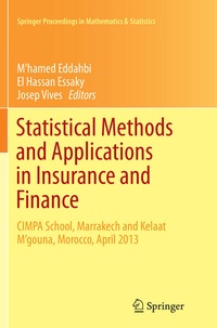 Enlarge image Cover: Statistical Methods and Applications in Insurance and Finance - Springer