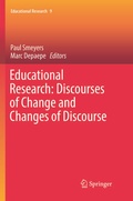 Cover: Educational Research: Discourses of Change and Changes of Discourse - Springer