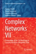 Cover: Complex Networks VII - Springer