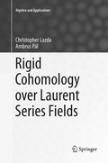 Cover: Rigid Cohomology over Laurent Series Fields - Springer