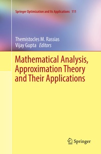 Abbildung von: Mathematical Analysis, Approximation Theory and Their Applications - Springer