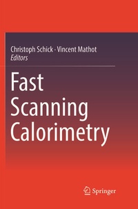 Enlarge image Cover: Fast Scanning Calorimetry - Springer