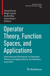 Abbildung von: Operator Theory, Function Spaces, and Applications - Birkhäuser