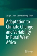 Cover: Adaptation to Climate Change and Variability in Rural West Africa - Springer