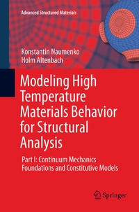 Enlarge image Cover: Modeling High Temperature Materials Behavior for Structural Analysis - Springer