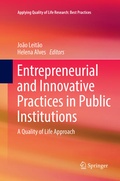 Cover: Entrepreneurial and Innovative Practices in Public Institutions - Springer
