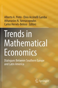 Enlarge image Cover: Trends in Mathematical Economics - Springer
