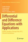 Cover: Differential and Difference Equations with Applications - Springer