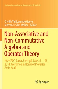 Enlarge image Cover: Non-Associative and Non-Commutative Algebra and Operator Theory - Springer