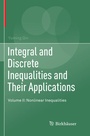 Cover: Integral and Discrete Inequalities and Their Applications - Birkhäuser