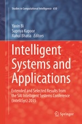Cover: Intelligent Systems and Applications - Springer