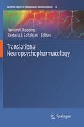 Cover: Translational Neuropsychopharmacology - Springer