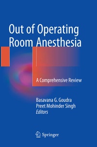 Enlarge image Cover: Out of Operating Room Anesthesia - Springer