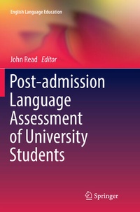 Enlarge image Cover: Post-admission Language Assessment of University Students - Springer