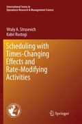 Cover: Scheduling with Time-Changing Effects and Rate-Modifying Activities - Springer