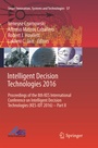 Cover: Intelligent Decision Technologies 2016 - Springer