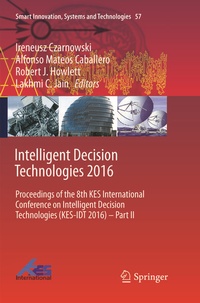 Enlarge image Cover: Intelligent Decision Technologies 2016 - Springer