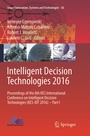 Cover: Intelligent Decision Technologies 2016 - Springer