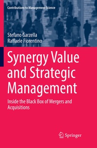 Abbildung von: Synergy Value and Strategic Management - Springer