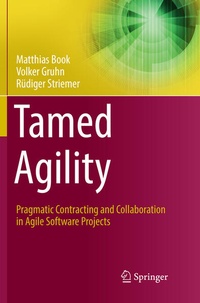 Enlarge image Cover: Tamed Agility - Springer
