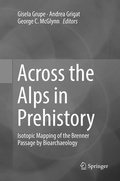 Cover: Across the Alps in Prehistory - Springer