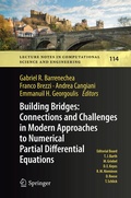 Cover: Building Bridges: Connections and Challenges in Modern Approaches to Numerical Partial Differential Equations - Springer