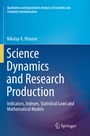 Cover: Science Dynamics and Research Production - Springer