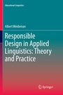 Cover: Responsible Design in Applied Linguistics: Theory and Practice - Springer