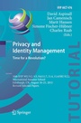 Cover: Privacy and Identity Management. Time for a Revolution? - Springer
