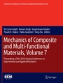 Cover: Mechanics of Composite and Multi-functional Materials, Volume 7 - Springer