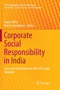 Cover: Corporate Social Responsibility in India - Springer