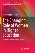 Cover: The Changing Role of Women in Higher Education - Springer
