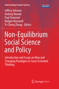 Cover: Non-Equilibrium Social Science and Policy - Springer