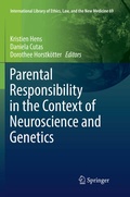 Cover: Parental Responsibility in the Context of Neuroscience and Genetics - Springer