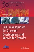 Cover: Crisis Management for Software Development and Knowledge Transfer - Springer